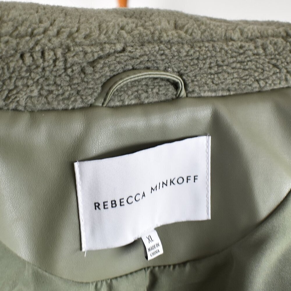 Rebecca Minkoff Harley Wool Teddy Jacket Coat - XL - Picture 9 of 10